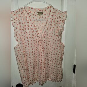 Eyeshadow White Ruffled Blouse